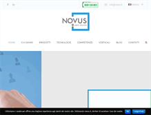 Tablet Screenshot of novus.it