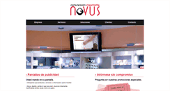 Desktop Screenshot of novus.es